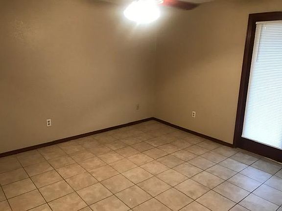 A partial view of one of the bedrooms.