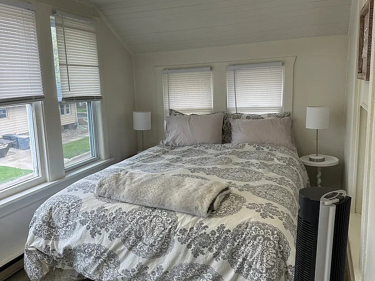 Front bedroom with tons of natural lighting.