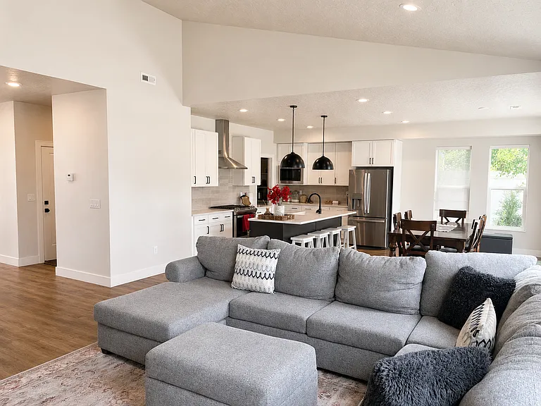 Open Concept Living Room, Kitchen, Dining Room