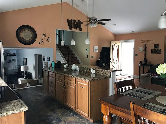 Open concept living/dining/kitchen area