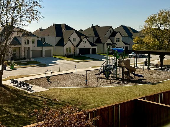 Community playground, pool, and greenspace right behind the home!