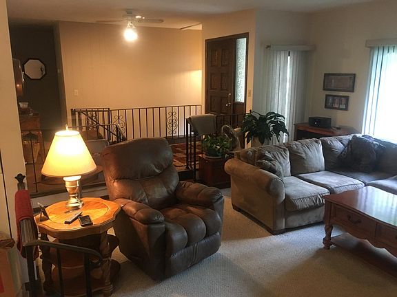 Living Room and Foyer - Before Remodel