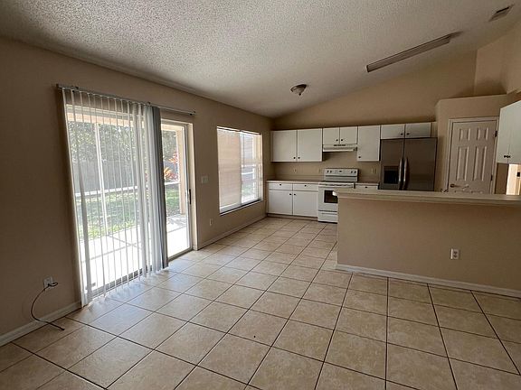 View from front door, ceramic tile in all rooms