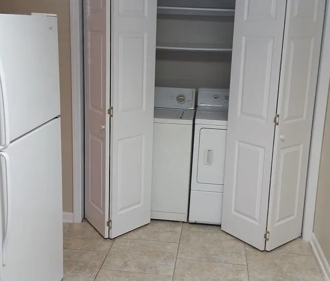 kitchen laundry area