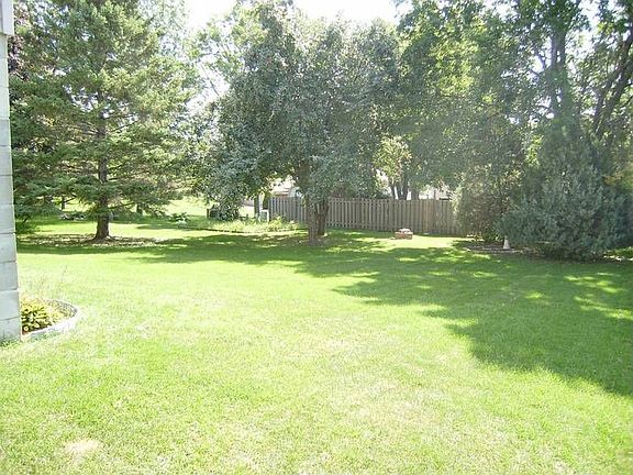 Large flat backyard.