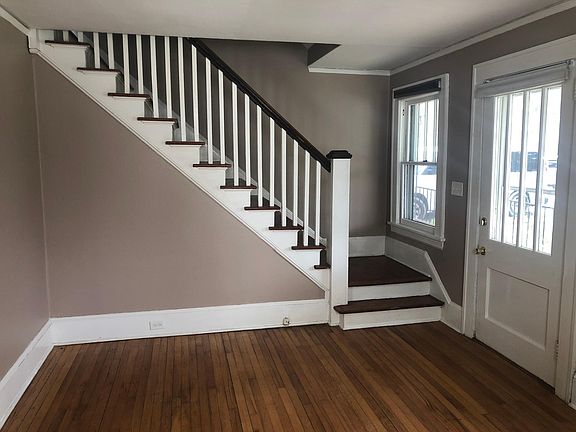 Living room looking towards the stairs.