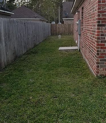 Left side of home front