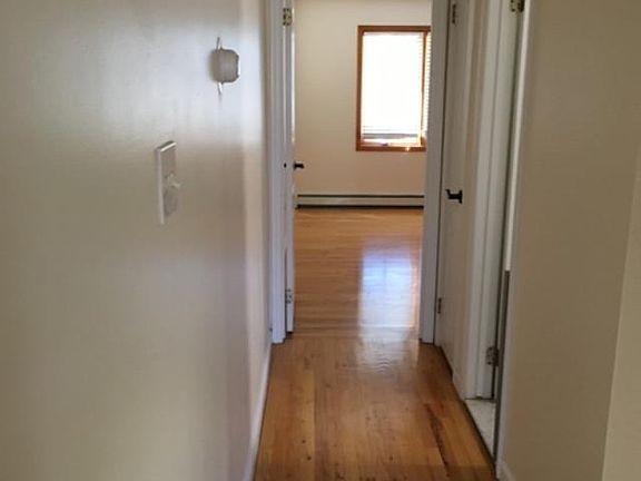 Hallway to bathroom, bedroom