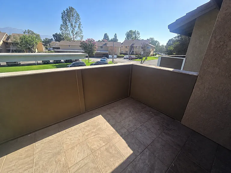 Outdoor patio area for seating and/or grilling.