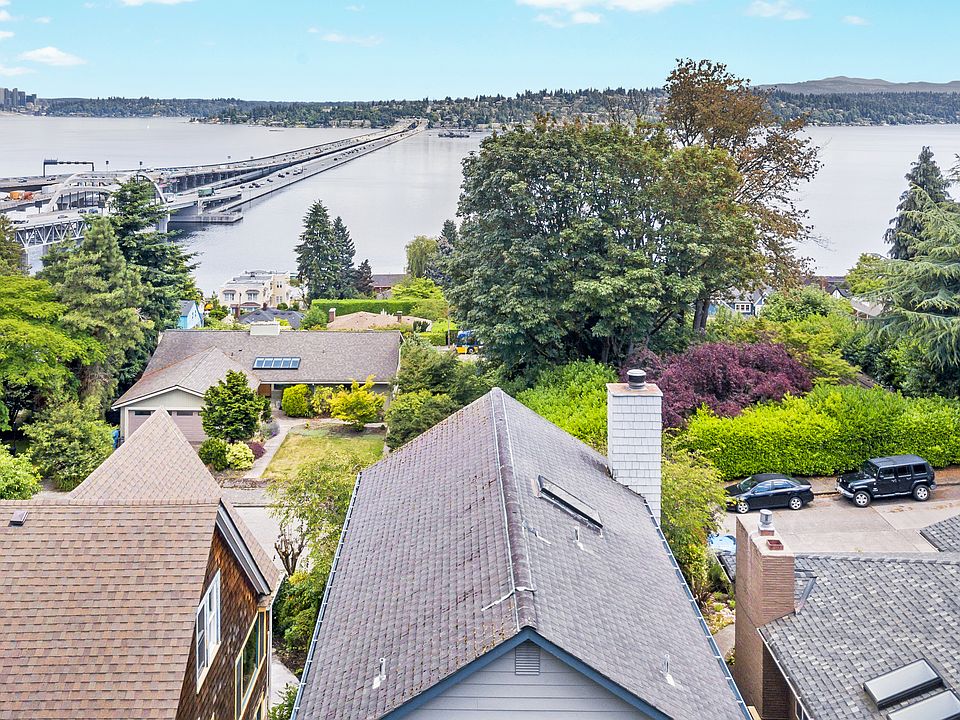 Two blocks from the lake.