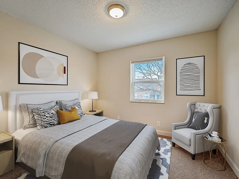 Recently Renovated Townhouse Style Apartments featuring New gray carpet, Neutral paint scheme, Premium hardwood-style flooring, Neutral paint scheme, Upgraded light fixtures, New cabinets, Matching stainless steel appliances, Washer/Dryer, Air conditionin