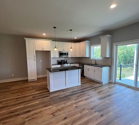 Kitchen with Island. Fridge will be included.