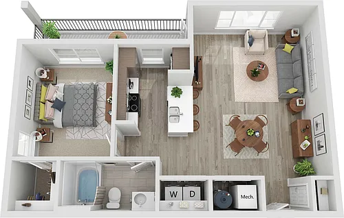 Floor plan A1A