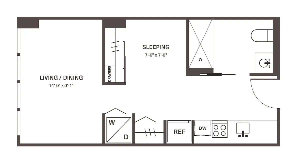 Floor plan S1A