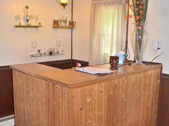 Built in bar in living room