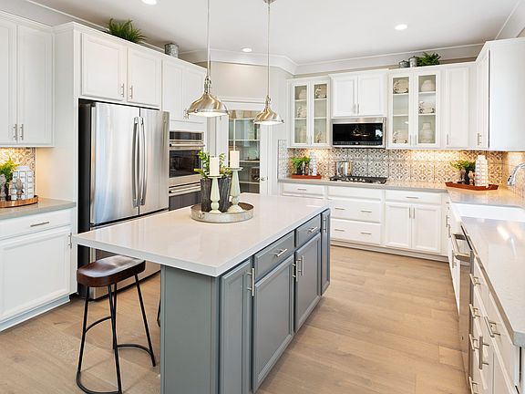 Refined kitchen with island