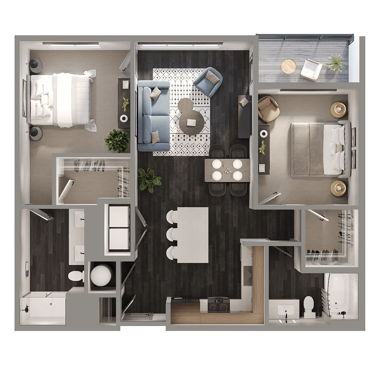 Floor plan B6