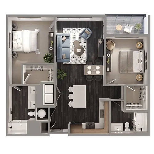 Floor plan B6