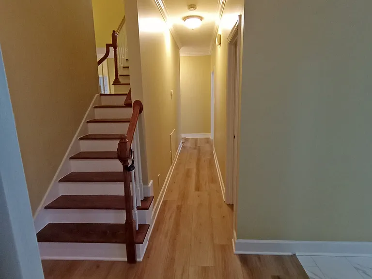 Hallway from garage and laundry room