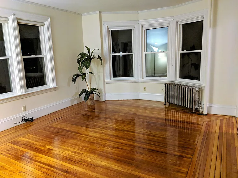 Living room at night