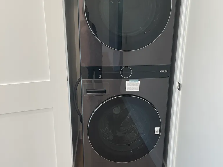 washer and dryer in unit