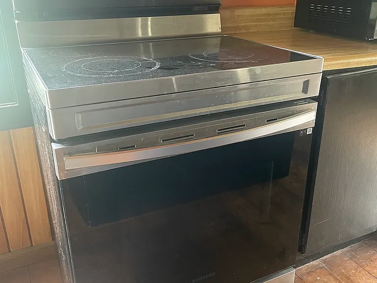 Newer stainless steel appliances