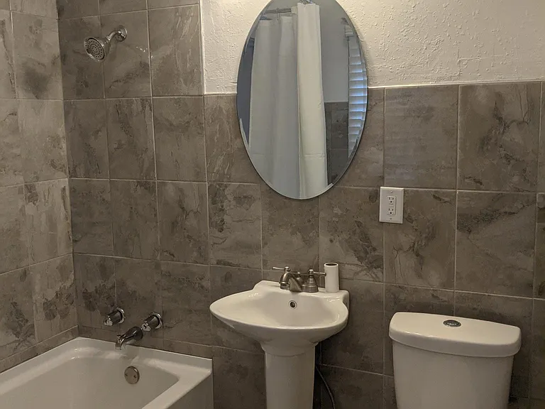 Completely remodeled bathroom!