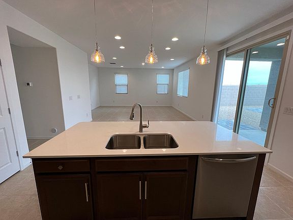 View from Kitchen into family room