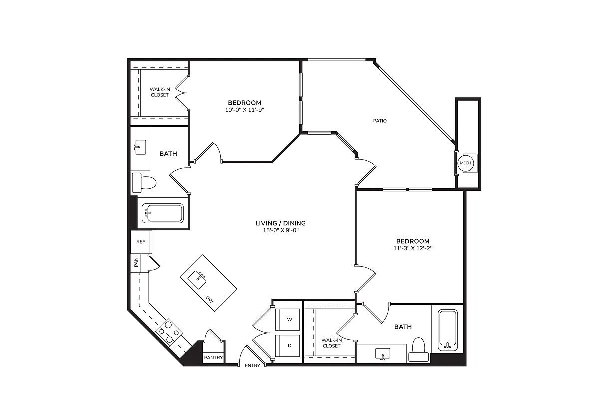 Floor plan B3