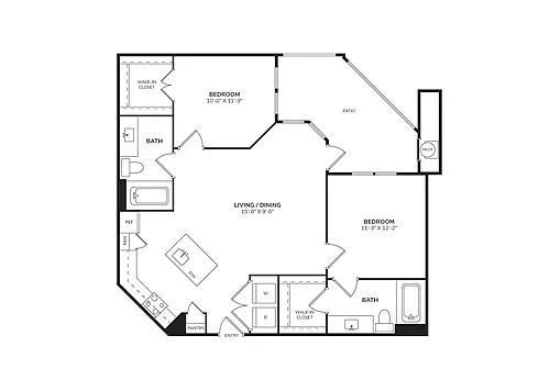 Floor plan B3