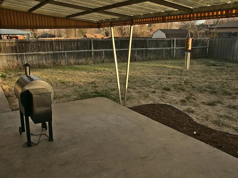 Back patio