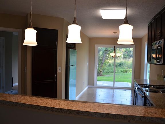 Looking from Living room to Kitchen