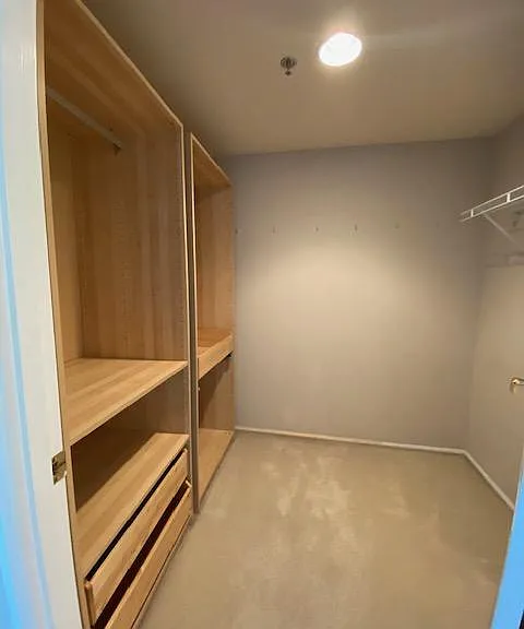 Primary ensuite walk-in closet