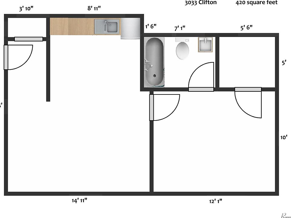 2nd image of 3027 Clifton Ave #5