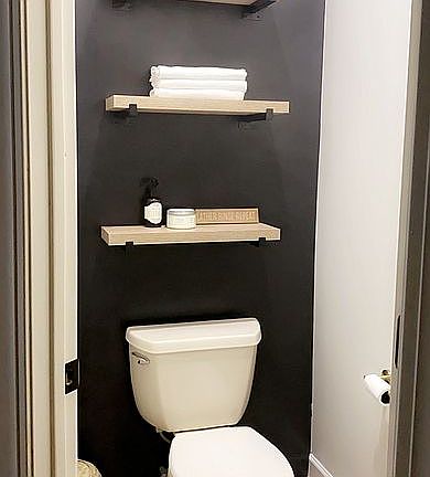 Master bathroom toilet area 