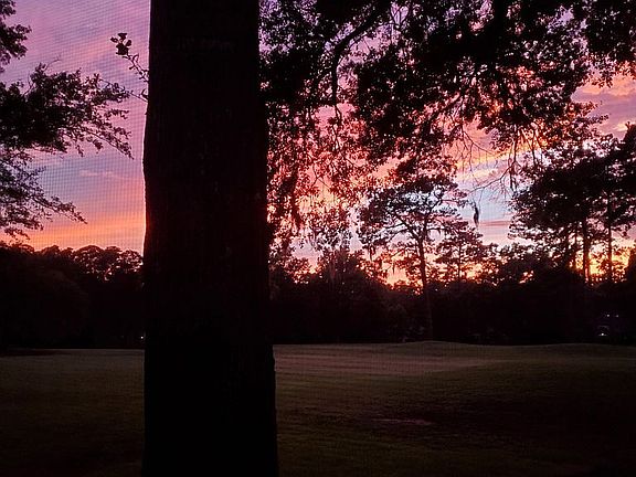 Sunset View from House