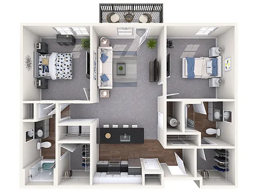 Floor plan The 1050
