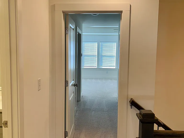 Passage way to master suite