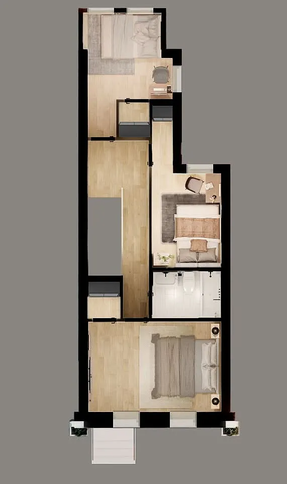3 bed, 1.5 bath, 1106 sqft, $1,850 — Photo 3