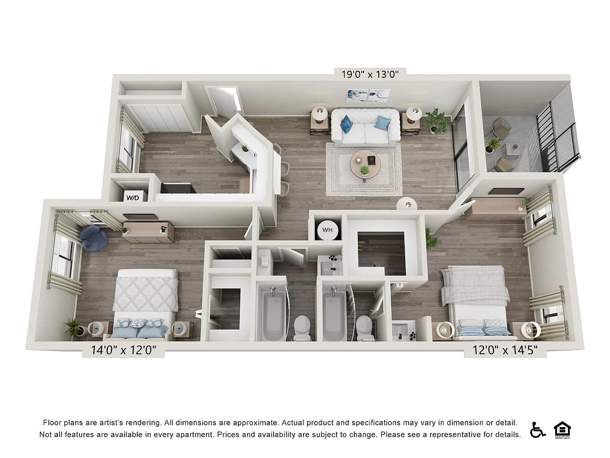 Floor plan Santiago