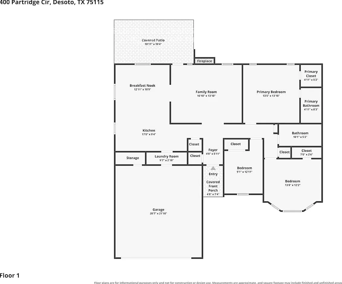 400 Partridge Cir Desoto, TX 75115 — Photo 2