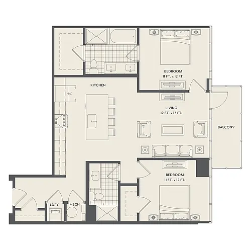 Floor plan B2