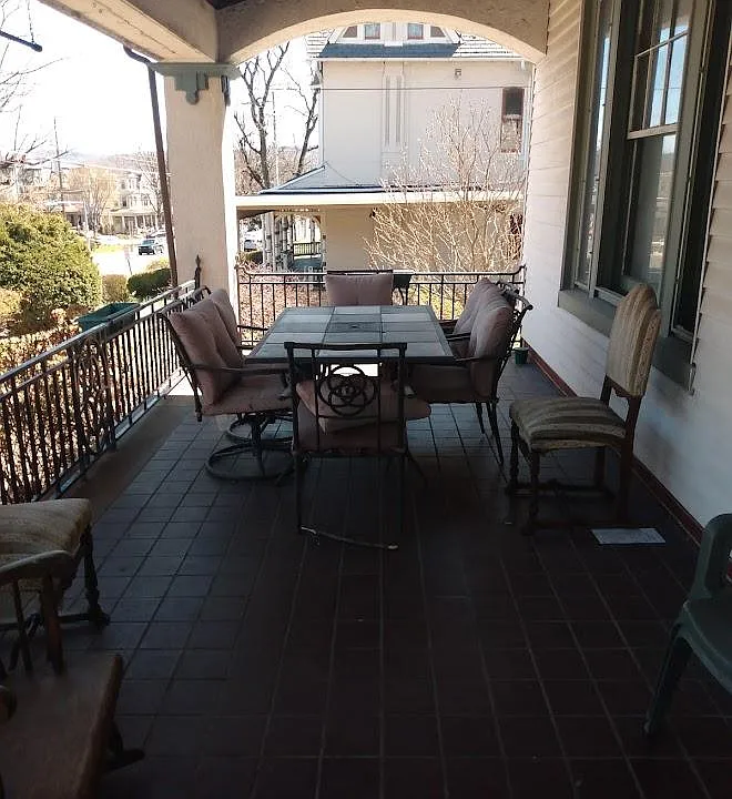 Shared front porch