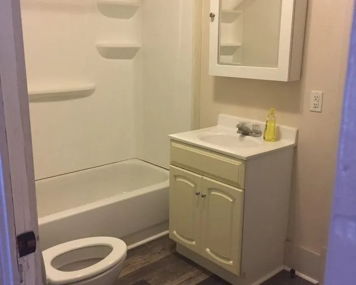 Freshly remodeled bathroom