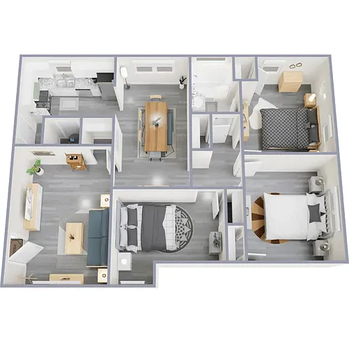 Floor plan 3 Bed