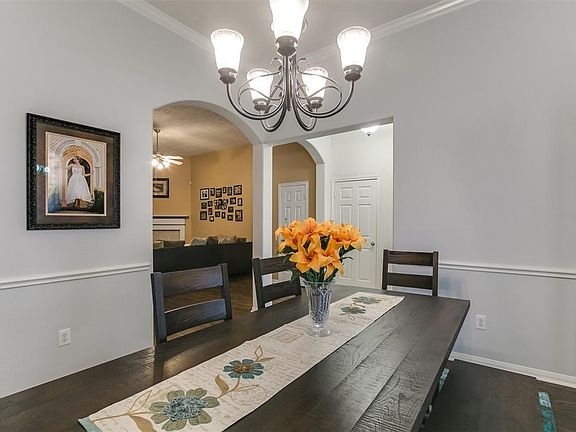 Another view of the formal dining room. Nice open view of the Family Room.