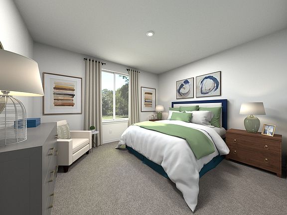 Rendering of the Gardenia Primary Bedroom