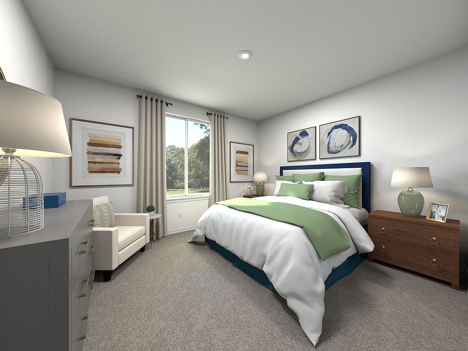 Rendering of the Gardenia Primary Bedroom