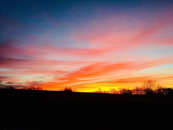 Sunrise from the Patio. 
