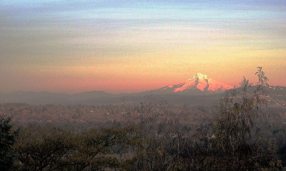 Mt hood at Sunset